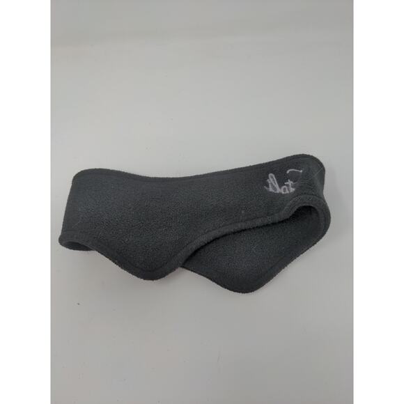 Stoli Vodka Ear Muffs Ear Warmers Black Embroidered Spell Out - Picture 9 of 9